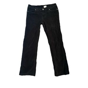 Columbia brand size 10 black corduroy pants